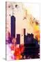 NYC Watercolor Collection - One World Trade center-Philippe Hugonnard-Stretched Canvas