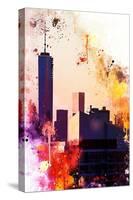 NYC Watercolor Collection - One World Trade center-Philippe Hugonnard-Stretched Canvas
