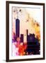 NYC Watercolor Collection - One World Trade center-Philippe Hugonnard-Framed Art Print