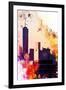 NYC Watercolor Collection - One World Trade center-Philippe Hugonnard-Framed Art Print