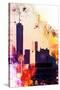 NYC Watercolor Collection - One World Trade center-Philippe Hugonnard-Stretched Canvas