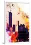 NYC Watercolor Collection - One World Trade center-Philippe Hugonnard-Framed Art Print