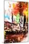 NYC Watercolor Collection - Pedestrian Pathway-Philippe Hugonnard-Mounted Art Print