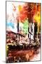 NYC Watercolor Collection - Pedestrian Pathway-Philippe Hugonnard-Mounted Art Print