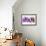 NYC Watercolor Collection - Purple Skyline-Philippe Hugonnard-Framed Art Print displayed on a wall