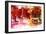 NYC Watercolor Collection - Red Night-Philippe Hugonnard-Framed Art Print