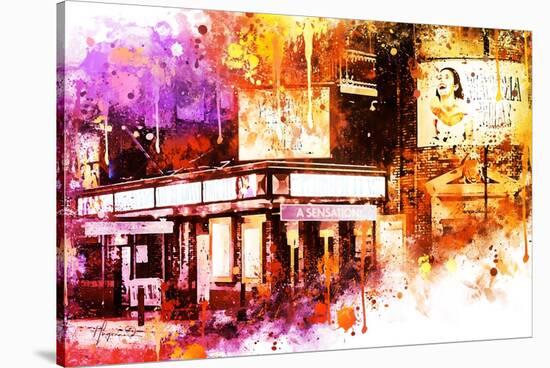 NYC Watercolor Collection - Sensation-Philippe Hugonnard-Stretched Canvas