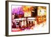 NYC Watercolor Collection - Sensation-Philippe Hugonnard-Framed Art Print