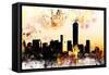 NYC Watercolor Collection - Shadows and Lights-Philippe Hugonnard-Framed Stretched Canvas