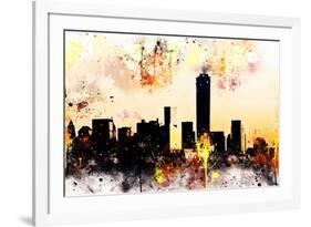 NYC Watercolor Collection - Shadows and Lights-Philippe Hugonnard-Framed Art Print