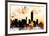 NYC Watercolor Collection - Shadows and Lights-Philippe Hugonnard-Framed Art Print