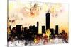 NYC Watercolor Collection - Shadows and Lights-Philippe Hugonnard-Stretched Canvas