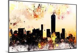 NYC Watercolor Collection - Shadows and Lights-Philippe Hugonnard-Mounted Art Print
