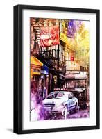 NYC Watercolor Collection - Sheriff-Philippe Hugonnard-Framed Art Print