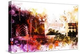 NYC Watercolor Collection - Silvercup Studios-Philippe Hugonnard-Stretched Canvas