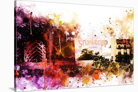 NYC Watercolor Collection - Silvercup Studios-Philippe Hugonnard-Stretched Canvas