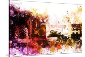 NYC Watercolor Collection - Silvercup Studios-Philippe Hugonnard-Stretched Canvas