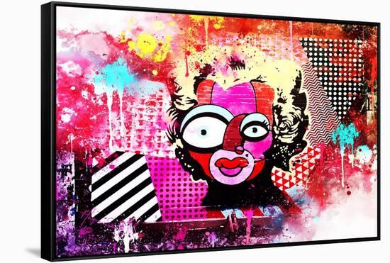 NYC Watercolor Collection - Strange Maryline-Philippe Hugonnard-Framed Stretched Canvas