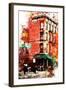 NYC Watercolor Collection - Street angle-Philippe Hugonnard-Framed Art Print