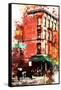 NYC Watercolor Collection - Street angle-Philippe Hugonnard-Framed Stretched Canvas