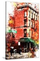 NYC Watercolor Collection - Street angle-Philippe Hugonnard-Stretched Canvas