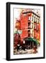 NYC Watercolor Collection - Street angle-Philippe Hugonnard-Framed Premium Giclee Print