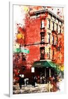 NYC Watercolor Collection - Street angle-Philippe Hugonnard-Framed Art Print