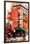 NYC Watercolor Collection - Street angle-Philippe Hugonnard-Framed Art Print