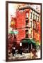 NYC Watercolor Collection - Street angle-Philippe Hugonnard-Framed Art Print