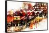 NYC Watercolor Collection - Subway Brooklyn-Philippe Hugonnard-Framed Stretched Canvas