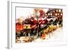 NYC Watercolor Collection - Subway Brooklyn-Philippe Hugonnard-Framed Art Print