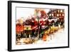 NYC Watercolor Collection - Subway Brooklyn-Philippe Hugonnard-Framed Art Print