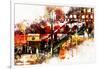 NYC Watercolor Collection - Subway Brooklyn-Philippe Hugonnard-Framed Art Print