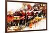 NYC Watercolor Collection - Subway Brooklyn-Philippe Hugonnard-Framed Art Print
