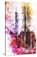 NYC Watercolor Collection - Take Height-Philippe Hugonnard-Stretched Canvas