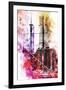 NYC Watercolor Collection - Take Height-Philippe Hugonnard-Framed Art Print