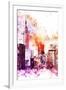 NYC Watercolor Collection - The Empire-Philippe Hugonnard-Framed Art Print