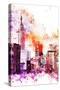 NYC Watercolor Collection - The Empire-Philippe Hugonnard-Stretched Canvas