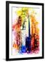 NYC Watercolor Collection - The New Yorker-Philippe Hugonnard-Framed Art Print