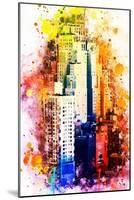 NYC Watercolor Collection - The New Yorker-Philippe Hugonnard-Mounted Art Print