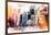 NYC Watercolor Collection - The Skyscrapers-Philippe Hugonnard-Framed Art Print