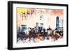 NYC Watercolor Collection - The View-Philippe Hugonnard-Framed Art Print