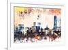 NYC Watercolor Collection - The View-Philippe Hugonnard-Framed Art Print