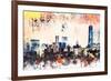 NYC Watercolor Collection - The View-Philippe Hugonnard-Framed Art Print