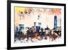 NYC Watercolor Collection - The View-Philippe Hugonnard-Framed Art Print