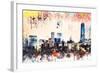 NYC Watercolor Collection - The View-Philippe Hugonnard-Framed Art Print