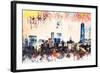 NYC Watercolor Collection - The View-Philippe Hugonnard-Framed Art Print