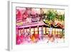 NYC Watercolor Collection - Times Square Subway-Philippe Hugonnard-Framed Art Print