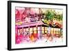 NYC Watercolor Collection - Times Square Subway-Philippe Hugonnard-Framed Art Print