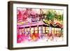 NYC Watercolor Collection - Times Square Subway-Philippe Hugonnard-Framed Premium Giclee Print